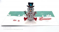 Karen Burniston Die - Snowman Pop-Up