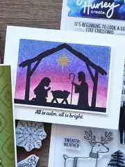 Simon Hurley Clear Stamps - Christmas Silhouettes