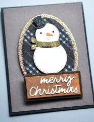 Poppystamps Metal Dies - Whittle Friendly Snowman