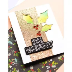 Memory Box Die and Stencil - Contempo Holly