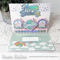 Karen Burniston Die - Big Birthday Charms