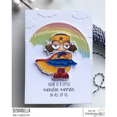 Stamping Bella Cling Stamps - Mini Oddball Superhero