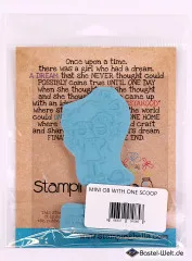 Stamping Bella Cling Stamps - Mini Oddball With One Scoop