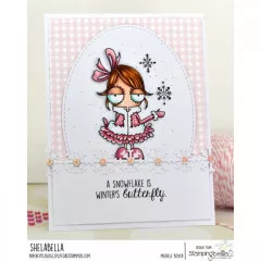 Stamping Bella Cling Stamps - Mini Snowflake Oddball