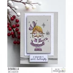 Stamping Bella Cling Stamps - Mini Snowflake Oddball