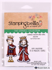 Stamping Bella Cling Stamps - Oddball Queen and King