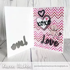 Karen Burniston Dies - Hearts Crosshatch