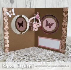 Karen Burniston Dies - Butterfly Collage Add-Ons