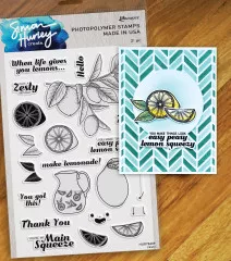 Simon Hurley create. Clear Stamps - Zesty