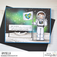 Stamping Bella Cling Stamps - Oddball Astronaut