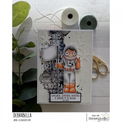 Stamping Bella Cling Stamps - Oddball Astronaut