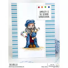 Stamping Bella Cling Stamps - Oddball Leonardo