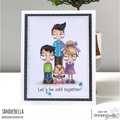 Stamping Bella Cling Stamps - Oddball Mom And Dad