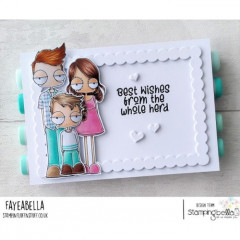 Stamping Bella Cling Stamps - Oddball Mom And Dad