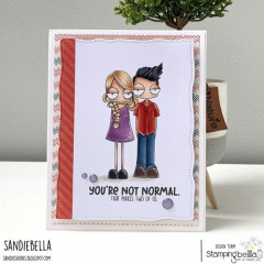 Stamping Bella Cling Stamps - Oddball Mom And Dad