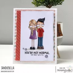 Stamping Bella Cling Stamps - Oddball Mom And Dad