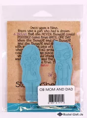 Stamping Bella Cling Stamps - Oddball Mom And Dad