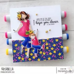 Stamping Bella Cling Stamps - Curvy Girl Strutting