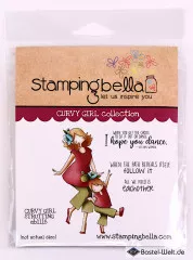 Stamping Bella Cling Stamps - Curvy Girl Strutting