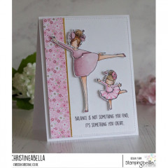 Stamping Bella Cling Stamps - Curvy Girl Posing