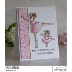 Stamping Bella Cling Stamps - Curvy Girl Posing