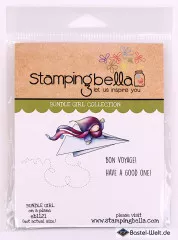 Stamping Bella Cling Stamps - Bundle Girl In A Plane