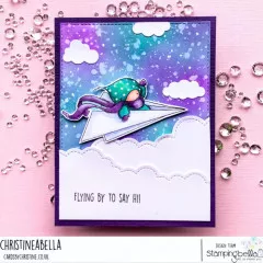 Stamping Bella Cling Stamps - Bundle Girl In A Plane