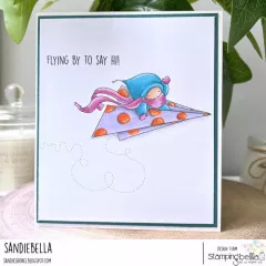 Stamping Bella Cling Stamps - Bundle Girl In A Plane