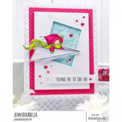 Stamping Bella Cling Stamps - Bundle Girl In A Plane