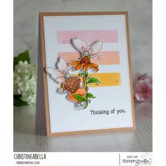 Stamping Bella Cling Stamps - Bundle Girl With Butterflies