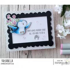 Stamping Bella Cling Stamps - Birdie With A Message