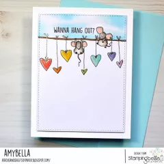 Stamping Bella Cling Stamps - Mice Hanging Out