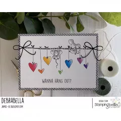 Stamping Bella Cling Stamps - Mice Hanging Out