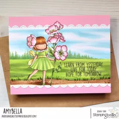 Stamping Bella Cling Stamps - Tiny Townie Cherry Blossom