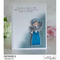 Stamping Bella Cling Stamps - Oddball Jane Austen