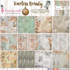 Dress My Craft 12x12 Paper Pack - Timeless Beauty