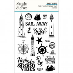 Simple Stories Clear Stamps - Simple Vintage Vintage Seas