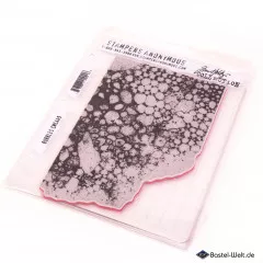 Cling Stamps by Tim Holtz - Bubbles W/Grid Block