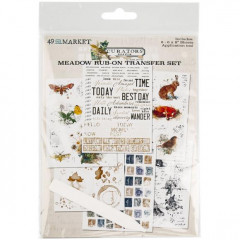 Curators Meadow 6x8 Rub-On Transfer Set