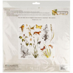 12x12 Rub-On Transfer Sheet - Curators Meadow