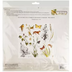 12x12 Rub-On Transfer Sheet - Curators Meadow