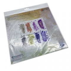 12x12 Rub-On Transfer Sheet - ARToptions Plum Grove Color Wash