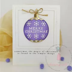 Dress My Craft Dies - Snowflake Ornaments