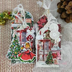 Dress My Craft Dies - Snowman Ornaments