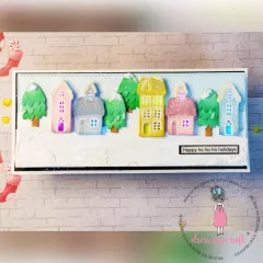 Dress My Craft Basic Designer Dies - Cute Houses