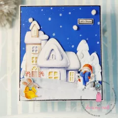 Dress My Craft 12x12 Paper Pack - Christmas and Jinnie