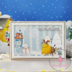 Dress My Craft 12x12 Collection Kit - Christmas and Jinnie