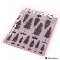 Cling Stamps by Tim Holtz - Bottlebrush Trees