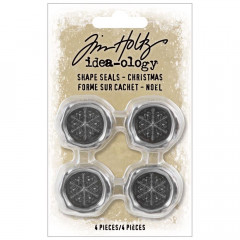 Idea-Ology Metal Shape Seals - Christmas