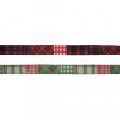 Idea-Ology Linen Tape - Patchwork Christmas